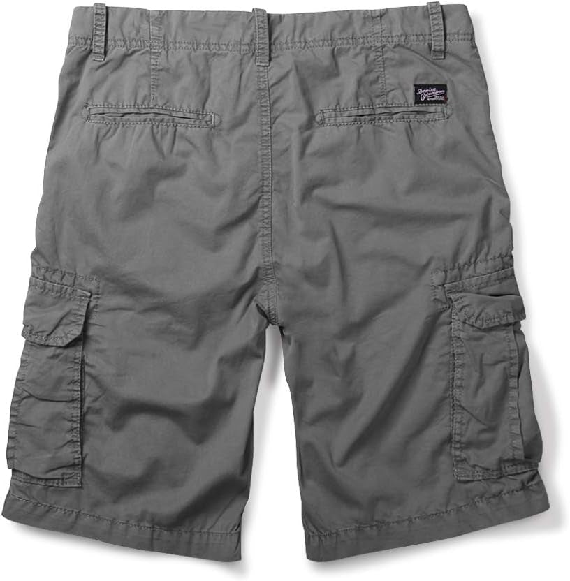 Men's Lightweight Cargo Shorts with Pockets Cotton Shorts for Men Casual (No Belt)