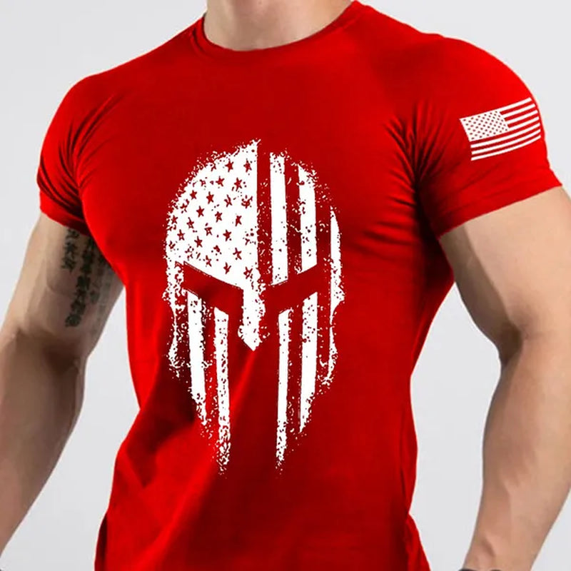 Men'S Clothes Summer Short Sleeve Cool T Shirts for Men Casual & Sports Crew Neck Tees Shirts Men GYM Tops Slim Fit T-Shirt
