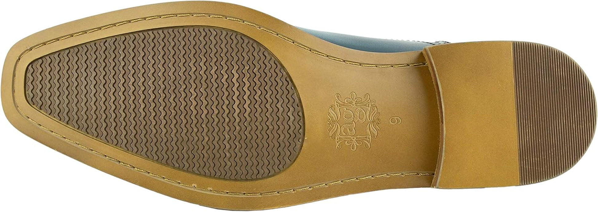 AG114 Men'S Genuine Leather Oxfords, Cap Toe, Lace Up, Brogue - Teal, Tan, Brown, Green, Grey