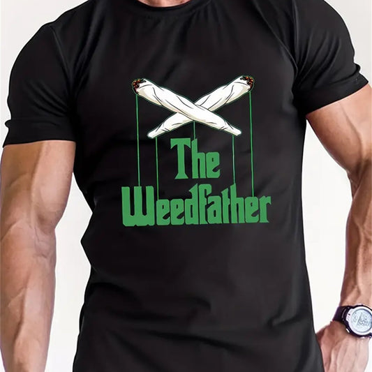 Men'S Creative Tops, Casual Short Sleeved round Neck T-Shirts, Summer Outdoor Men'S Clothing