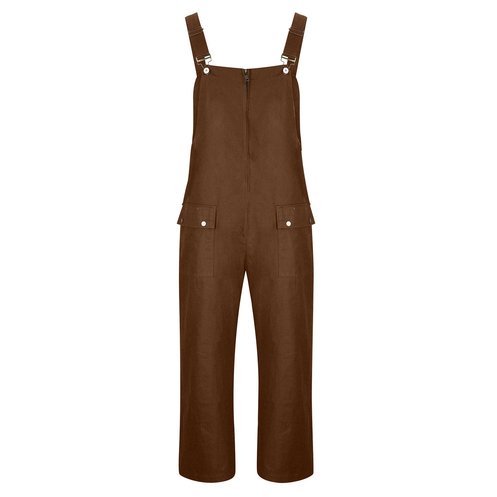 Mens Work Bib Overalls Baggy Lightweight Jumpsuit Big and Tall Coveralls Loose Fit Cargo Workwear with Snaps Pockets