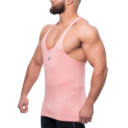 Mens Slim Fit Fitness Tank Top Casual Solid Sleeveless Shirts Athletic Muscle Tee Performance Workout Sleeveless Shirts