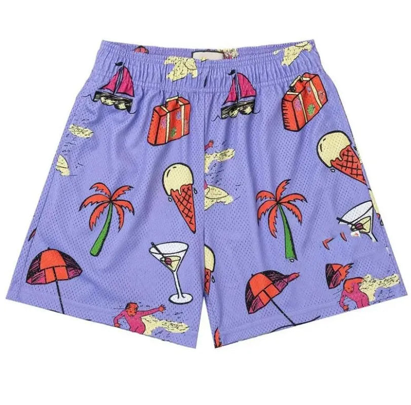 Designer Mens Short Mesh Swim Shorts Designer Womens Basketball Short Pants Running Cloud Top Fitness Loose Fit Football Sport Quarter Pants Asian Size M-3Xl