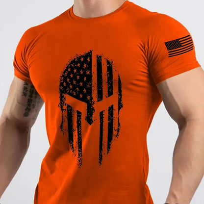 Men'S Clothes Summer Short Sleeve Cool T Shirts for Men Casual & Sports Crew Neck Tees Shirts Men GYM Tops Slim Fit T-Shirt