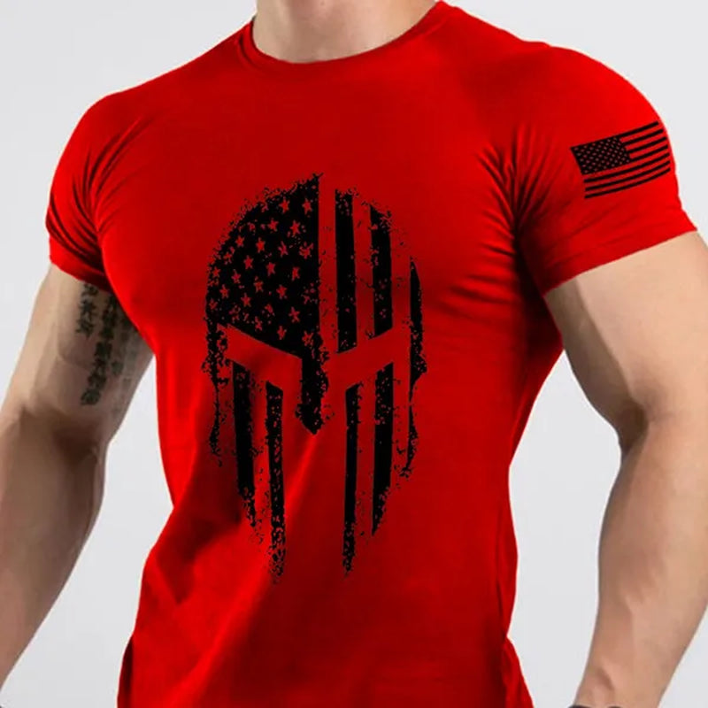 Men'S Clothes Summer Short Sleeve Cool T Shirts for Men Casual & Sports Crew Neck Tees Shirts Men GYM Tops Slim Fit T-Shirt
