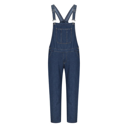 Bib Overalls for Men Denim Regular Fit Outdoor Work Washed Jeans Jumpsuits Slim Pocket Overall