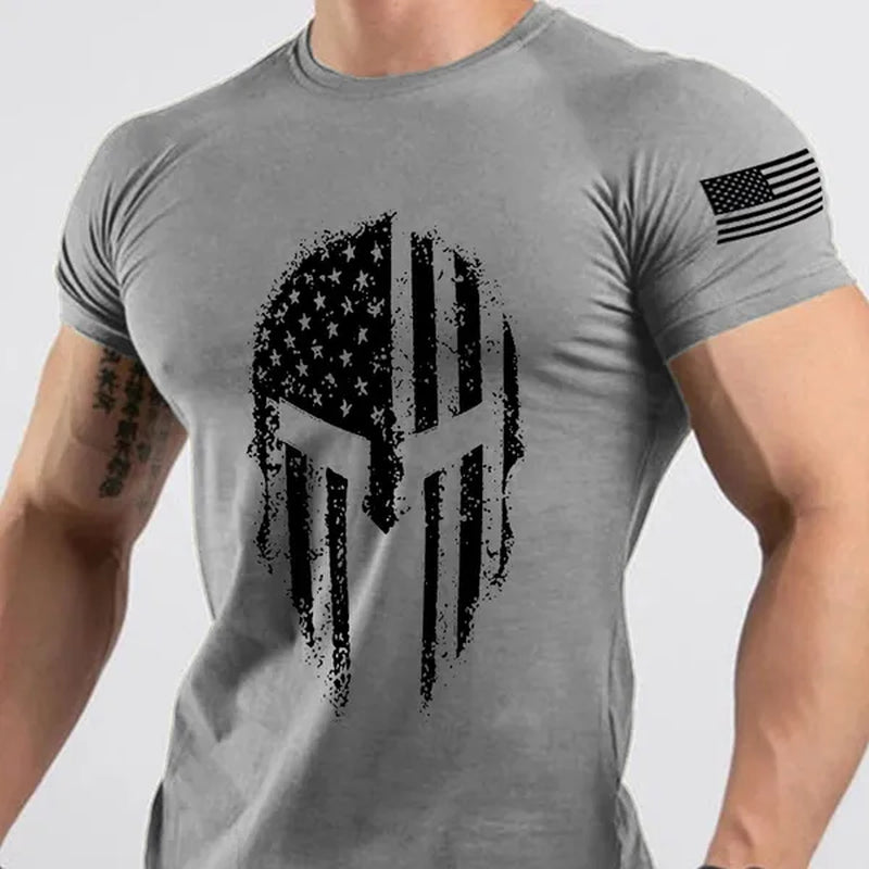 Men'S Clothes Summer Short Sleeve Cool T Shirts for Men Casual & Sports Crew Neck Tees Shirts Men GYM Tops Slim Fit T-Shirt