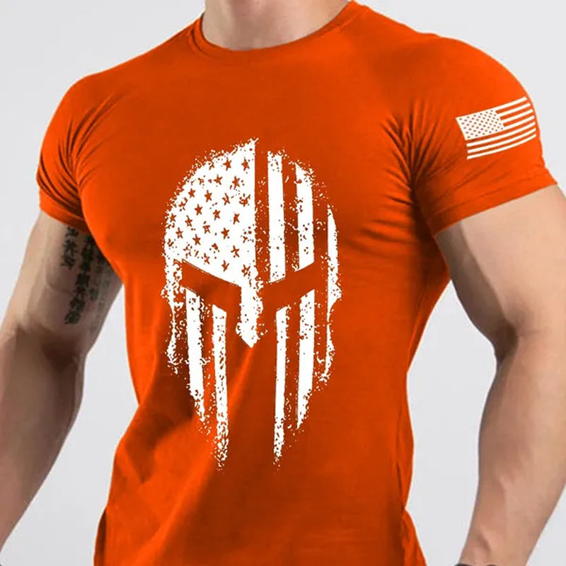 Men'S Clothes Summer Short Sleeve Cool T Shirts for Men Casual & Sports Crew Neck Tees Shirts Men GYM Tops Slim Fit T-Shirt