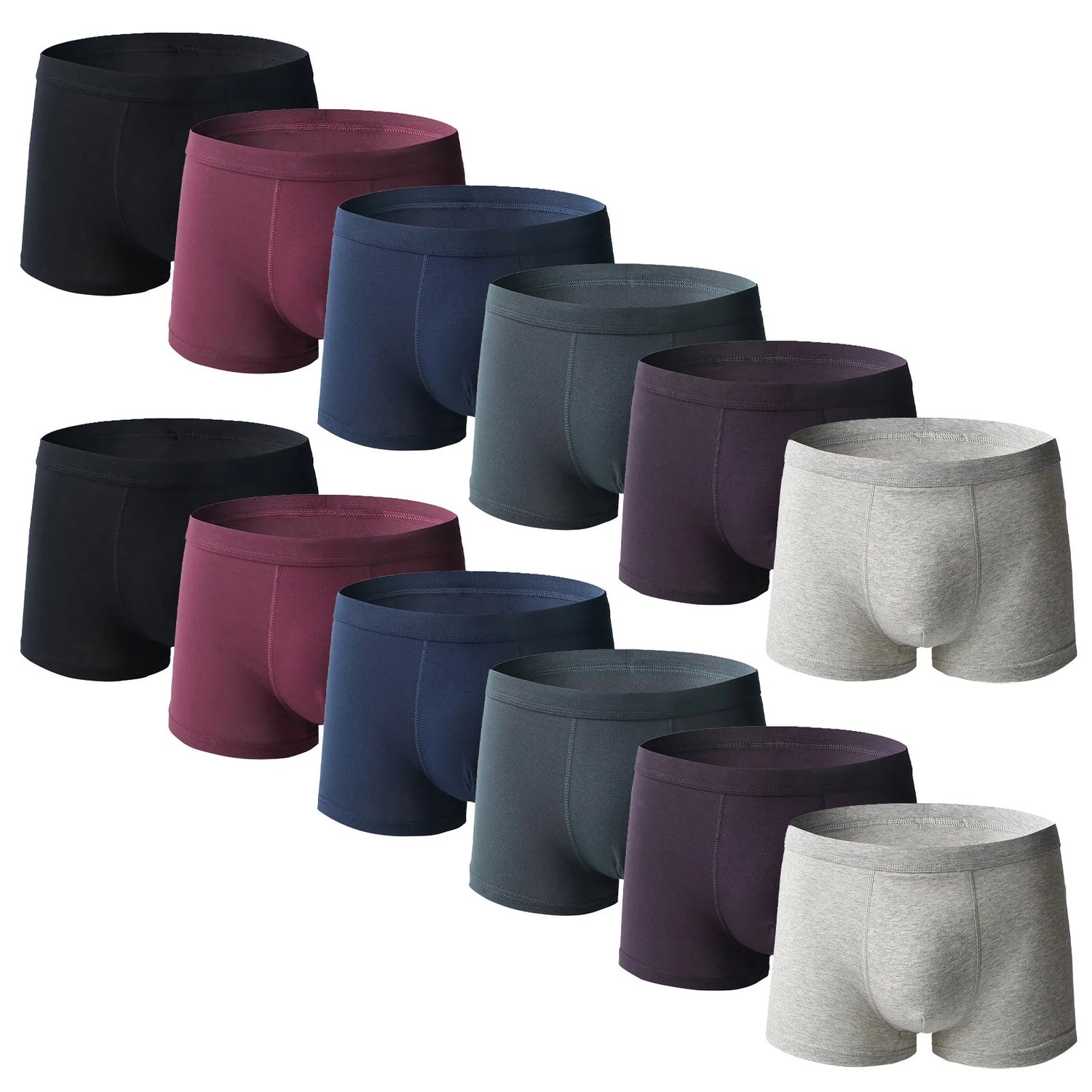 Men'S Underwear on Clearance Striped Pouch Men Briefs Boxers 6 Pack Multicolor 4XL