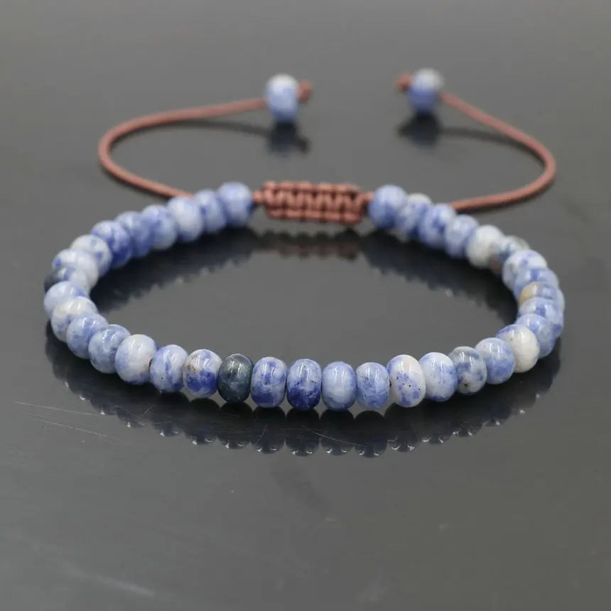 Minimalism Lapis Lazuli Natural Stone Bracelet Men Bracelet Beads Jewelry for Women Girls Lucky Couples Chakra Bracelet Gift