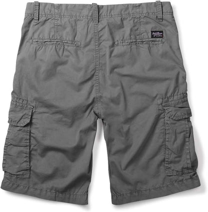 Men's Lightweight Cargo Shorts with Pockets Cotton Shorts for Men Casual (No Belt)