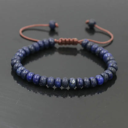Minimalism Lapis Lazuli Natural Stone Bracelet Men Bracelet Beads Jewelry for Women Girls Lucky Couples Chakra Bracelet Gift